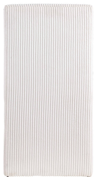 Benson Upholstered Dining Chair, Cream, Microsuede Corduroy