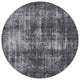 Ahgly Company Indoor Round Mid-Century Modern Area Rugs, 5' Round