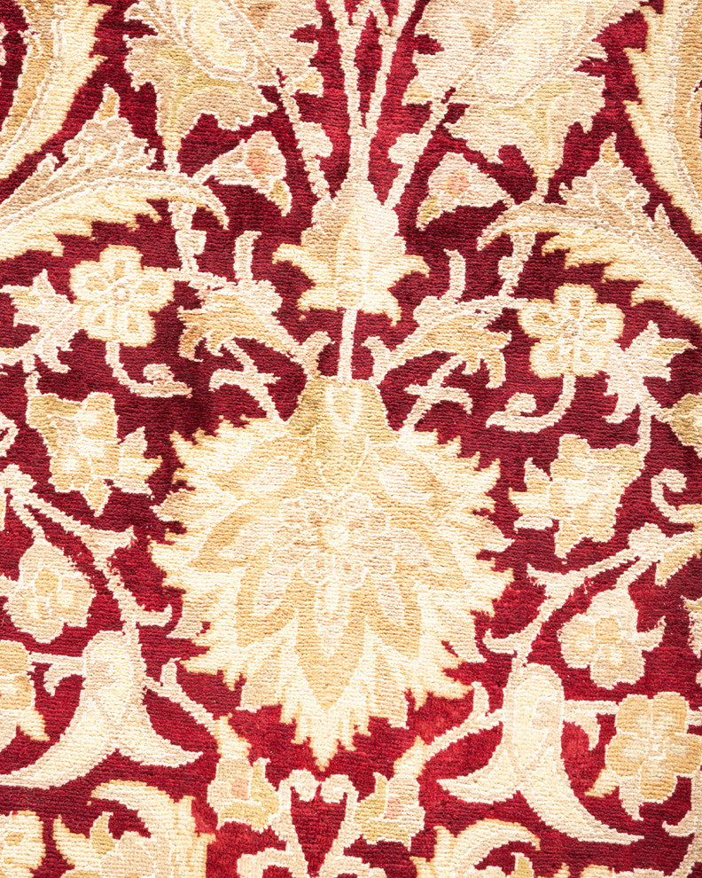 Mogul, One-of-a-Kind Hand-Knotted Area Rug Red, 9'2"x12'5"