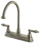 Kingston Brass Centerset Kitchen Faucet, Brushed Nickel