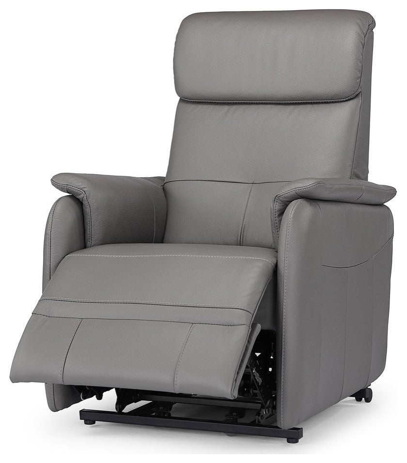 Ayre Reclining Lift Chair with Remote Control and Top Grain Leather