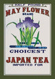 May Flower Brand Tea- Paper Poster 12" x 18"