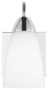 Generation Lighting 4120201 Seville 9" Tall Bathroom Sconce - Chrome