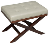 KaylaxBench Ottoman, Cream