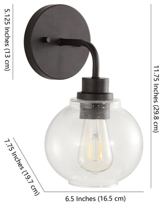 Sandrine Iron LED Vanity Light, Oil Rubbed Bronze, 1 Bulb