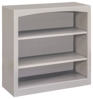 Solid Wood Bookcase, 30"x30", Storm Gray