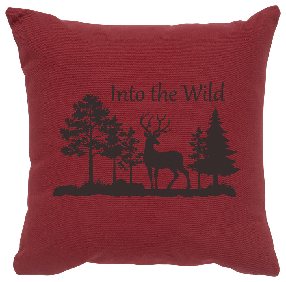 Image Pillow 16x16 Into Wild Cotton Brick