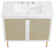 Chaucer 36" Bathroom Vanity - White White