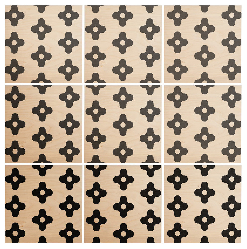 Deny Designs Holli Zollinger Gypsy Bead Wood Wall Mural, 3'x3'