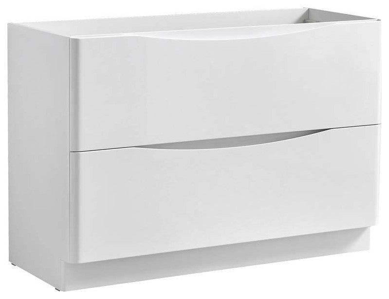 Fresca Tuscany 48" Gloss White Double Sink Cabinet