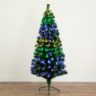 6ft. Pre-Lit Fiber Optic Artificial Christmas Tree