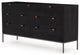 Trey 7 Drawer Dresser-Black Wash Poplar