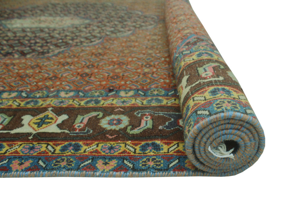 Semi-Antique Noorahme Rust Rug