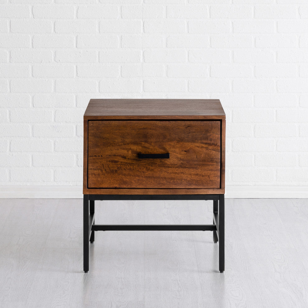 Eden Night Stand Table, Walnut