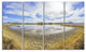 Beautiful Grimshaw Lake, Landscape Canvas Art Print, 48"x28", 4 Panels