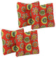 19" Squared Polyester Dining Chair Cushion, Set of 4-Farrington Terrace