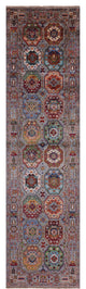 2' 8" X 10' 3" Runner Fine Turkmen Handmade Rug - Q12178
