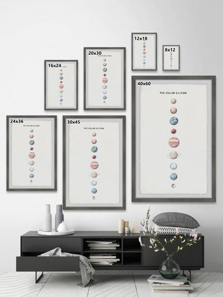 "The Planets Align" Framed Painting Print, 20x30