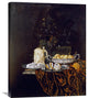 "Pastry In a Silver Dish, Sweetmeats On a Plate" Artwork, 24" x 30"