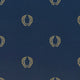 Silk Impressions 2, Contemporary Floral Blue, Beige Wallpaper Sample