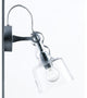 Produzione Privata Acquaparete Wall Lamp, Transparent Murano Glass