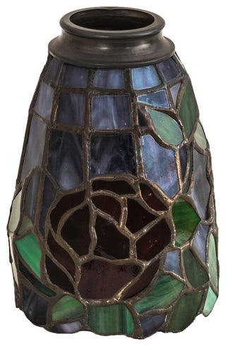 Meyda Lighting 27465 4"W Rosebush Fan Light Shade