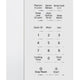 1.3 Cu. Ft. 1100W Genius Sensor Countertop Microwave Oven , White