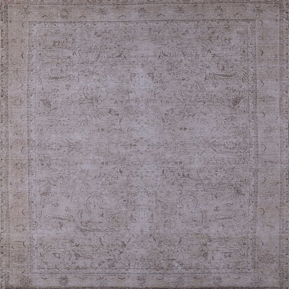 Ahgly Company Indoor Square Mid-Century Modern Area Rugs, 3' Square