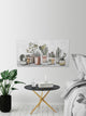 "Mixed Cacti and Succulents" Painting Print on Wrapped Canvas