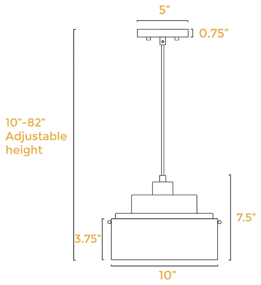 Metal concrete pendant light Black pendant light Modern drum pendant light