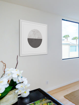 "Half Circle" Framed Painting Print