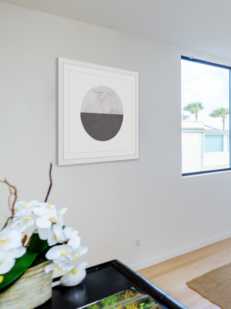 "Half Circle" Framed Painting Print