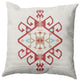 Southwest Medallion Decorative Throw Pillow, Ligonberry Red, 16"x16"