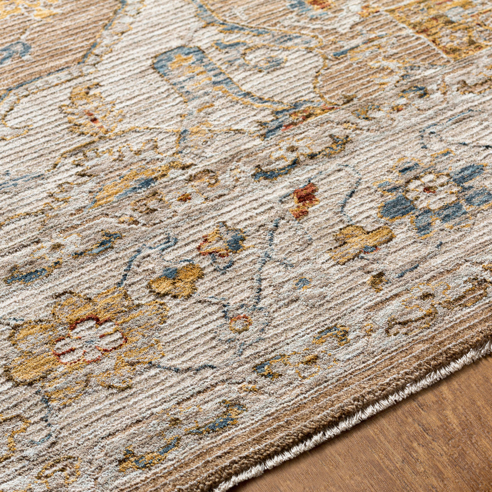 Reina REN-2305 Tan Multi Machine Woven 9' x 12'2" Rug