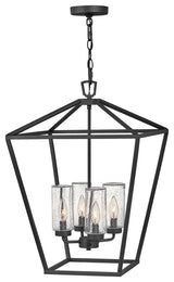 Alford Place Outdoor Hanging Lantern in Museum Black