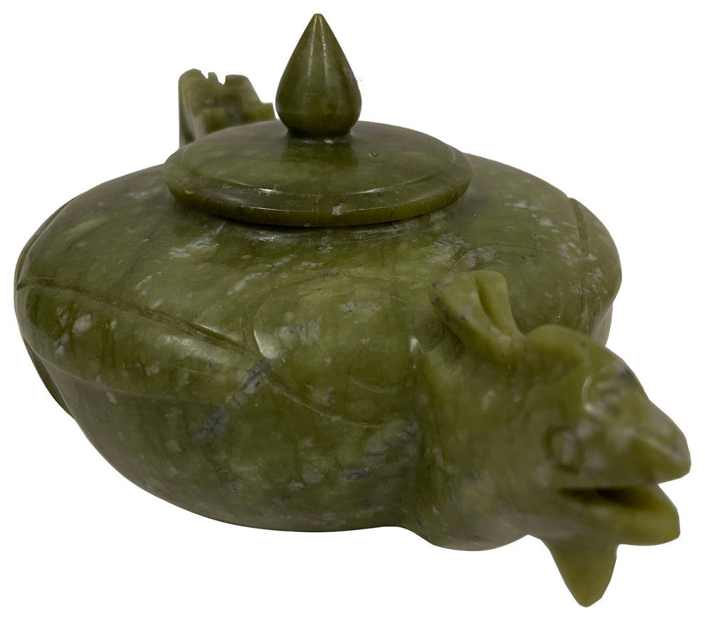 Consigned 20th Century Chinese Jade 9 pieces Tea set
