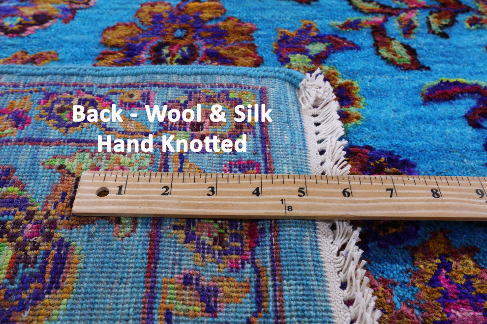 Wool & Silk Persian Handmade Rug 8' 1" X 10' 1" - Q13486
