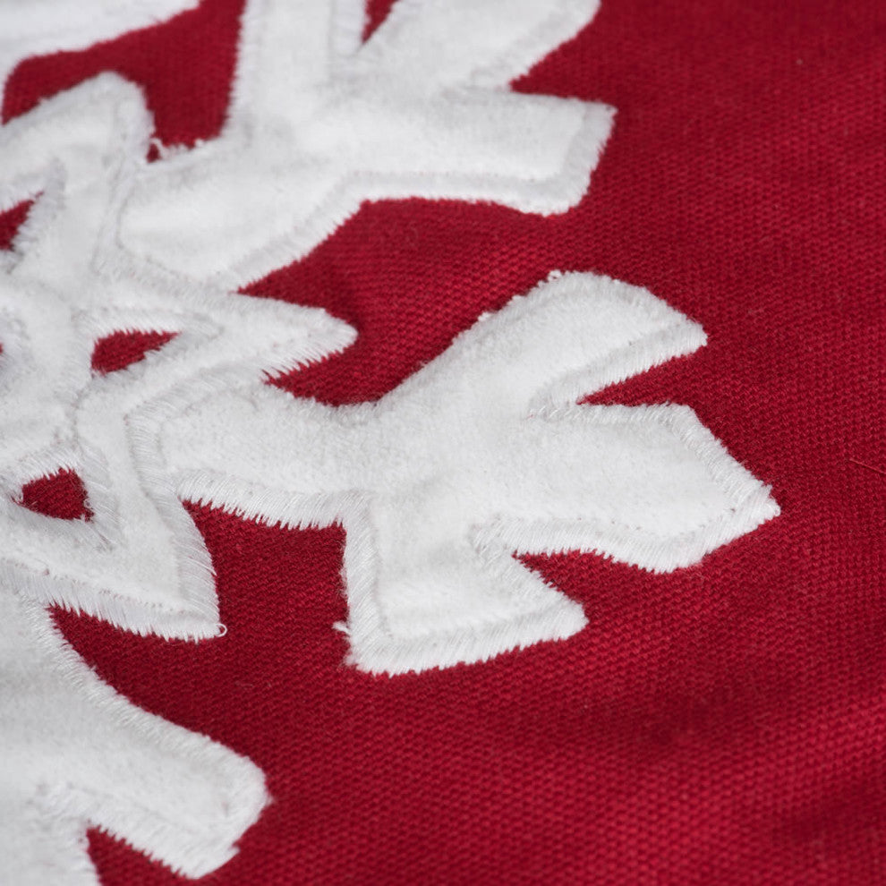 Vickerman Felt Flakes, 60", Tree Skirt