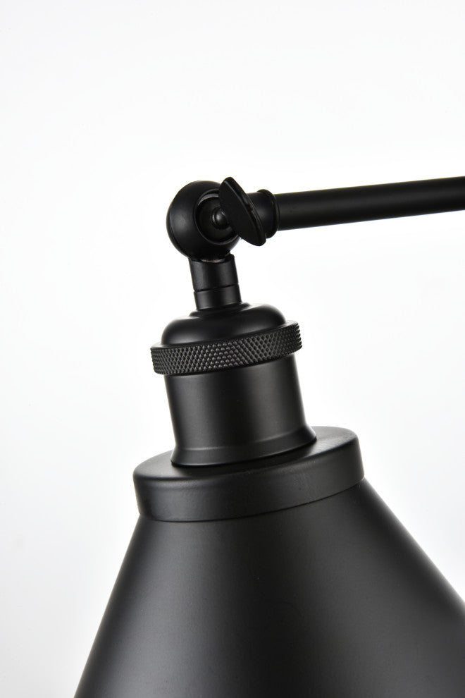 1 Light Black Bath Sconce