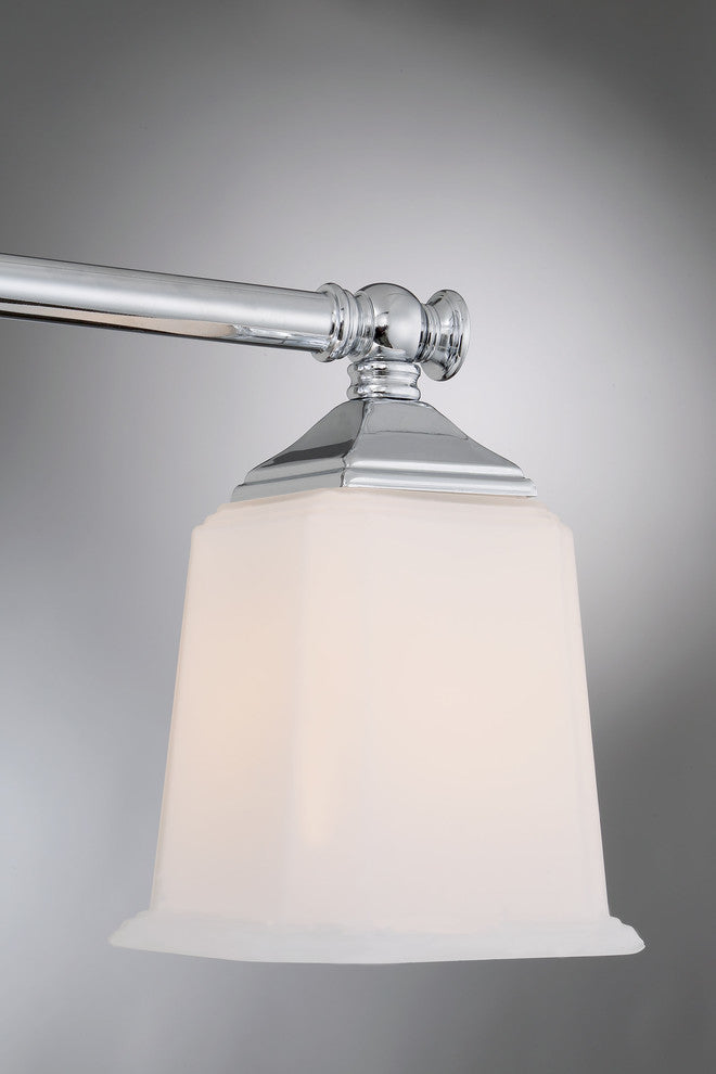 Nicholas 5-Light Bath Vanity, Polished Chrome