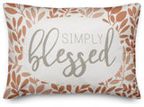 Simply Blessed 18"x18" Throw Pillow