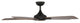 Mykonos 60" Indoor/Outdoor Smart Ceiling Fan, Bronze Dark Walnut, 2700K Light
