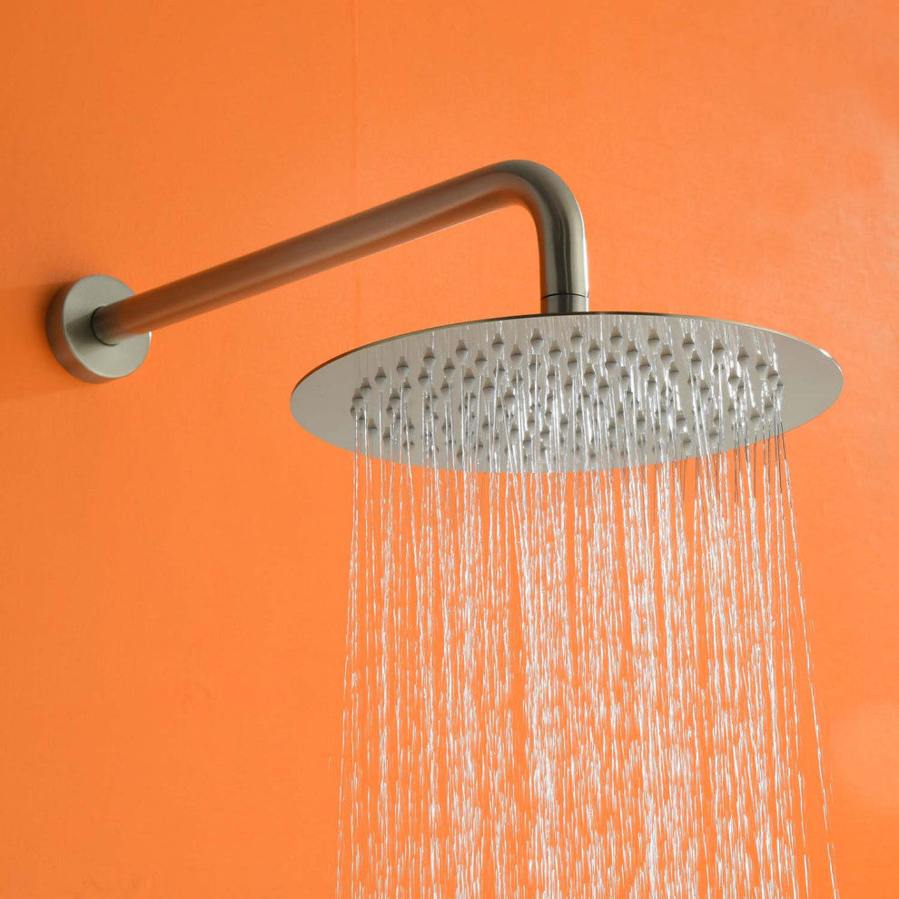 Givingtree Wall Mounted Shower Faucet with High Pressure 10-in,Brushed Nickel