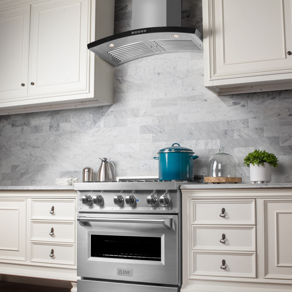 ZLINE 30 in. Wall Range Hood, Stainless Steel, KN6-30