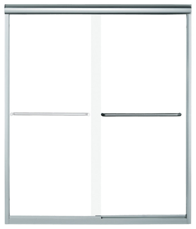 Sterling Ensemble Vikrell Left-Hand Drain Alcove Shower Kit 72"x24"x48", White