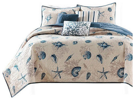 Madison Park Printed 7-Piece Comforter Set, King, Coverlet Set