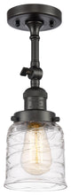 INNOVATIONS 201F-OB-G513-LED 1-Light Semi-Flush Mount Oil Rubbed Bronze