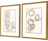 Radiant Spiral I, 2-Piece Set Framed Art