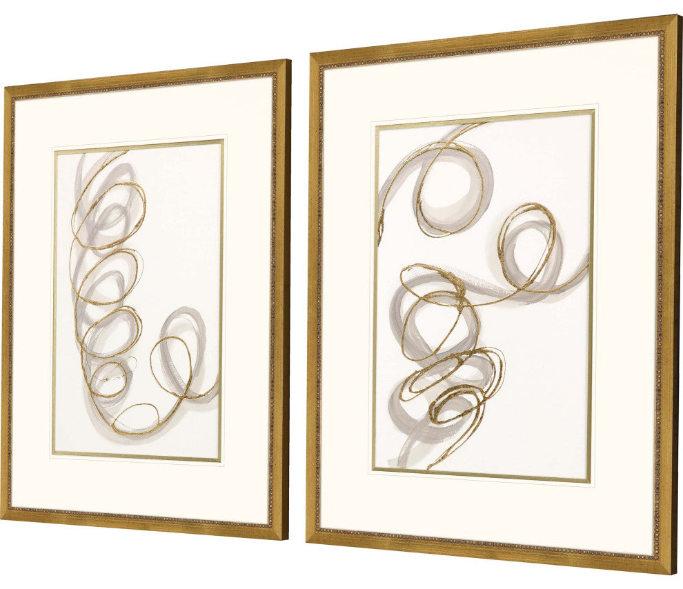 Radiant Spiral I, 2-Piece Set Framed Art