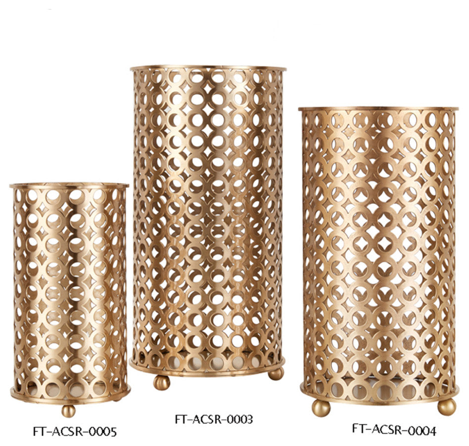 Antique Brass Candle Holder (S) | Liang & Eimil Trellis